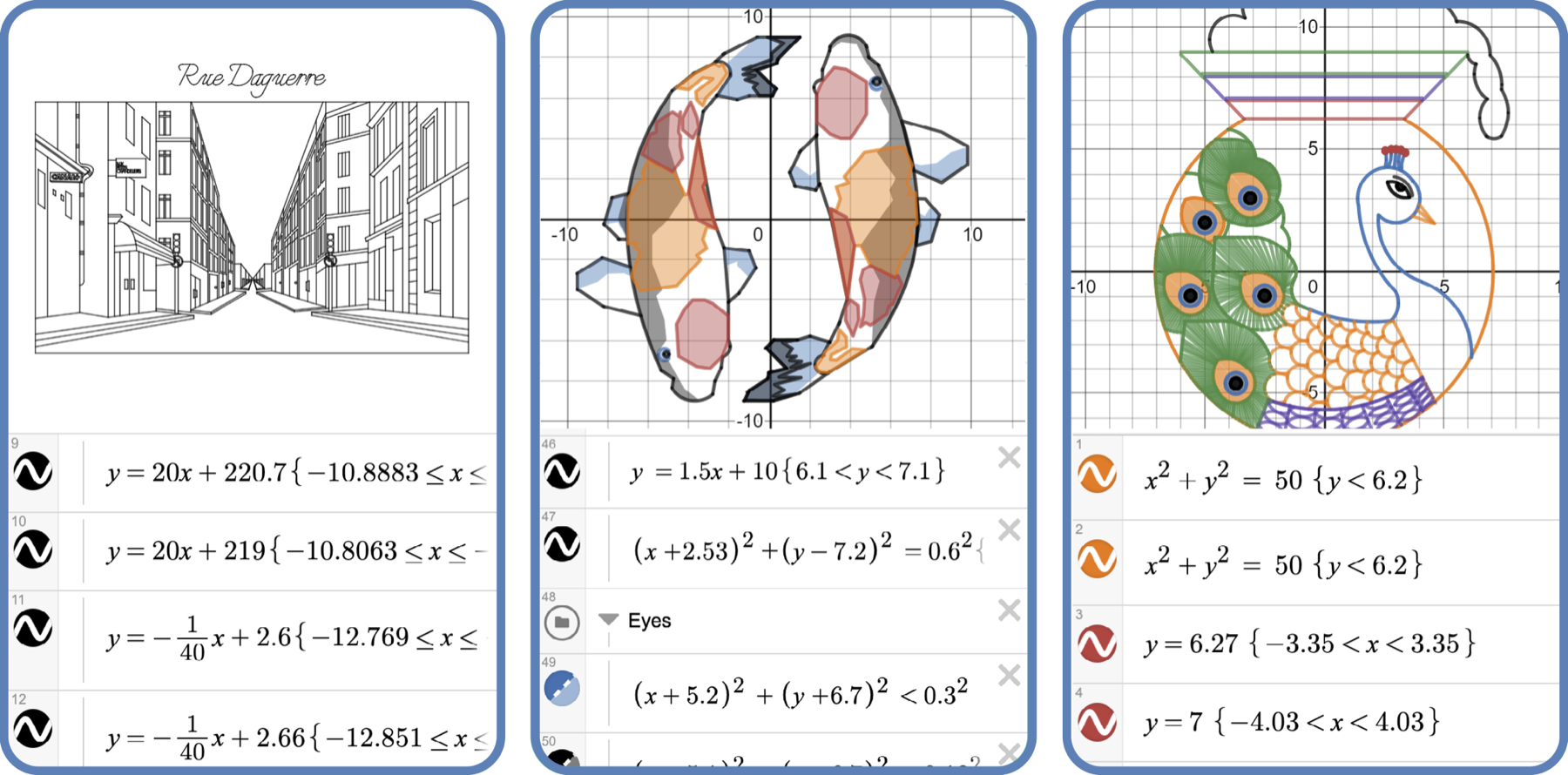 Desmos và các dạng toán